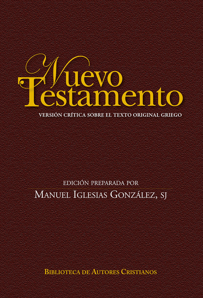NUEVO TESTAMENTO VERSION CRITICA SOBRE EL TEXTO ORIGINAL GR - 9788422019800 Imagen principal del producto