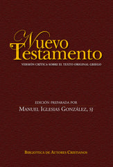 NUEVO TESTAMENTO VERSION CRITICA SOBRE EL TEXTO ORIGINAL GR - 9788422019800