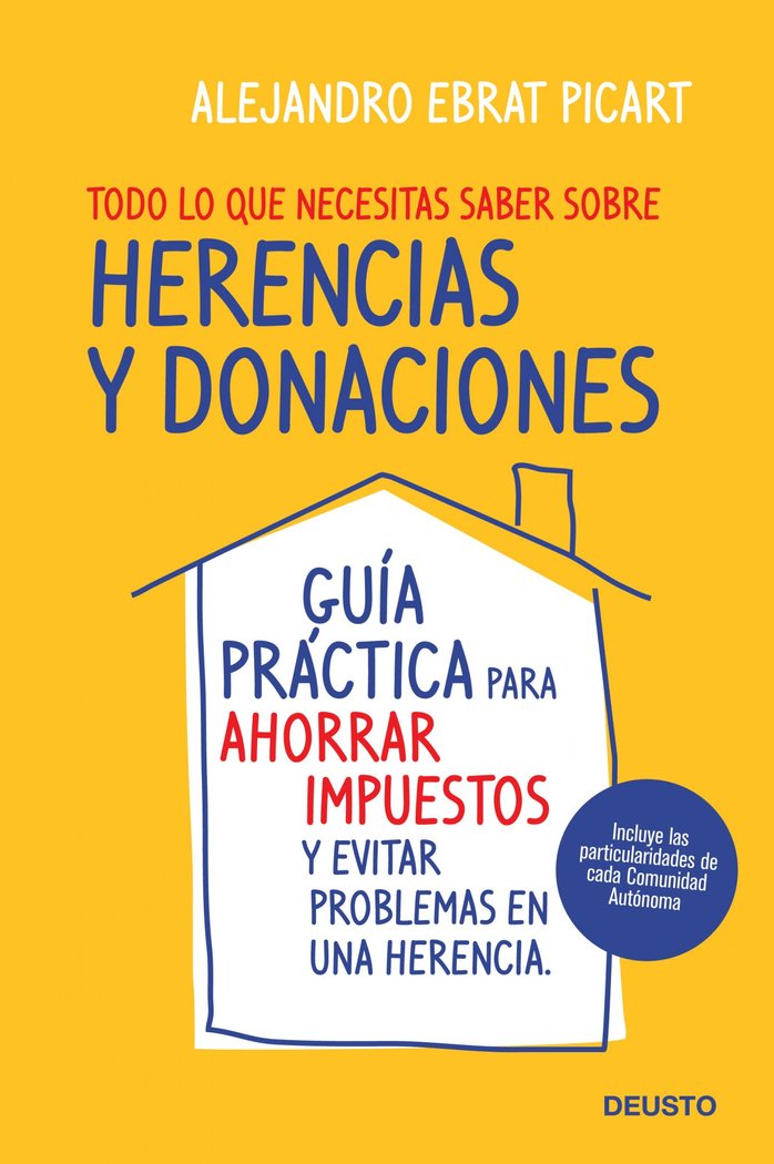 TODO LO QUE NECESITAS SABER SOBRE HERENCIAS Y DONACIONES | EBRAT PICART,ALEJANDRO | EDICIONES DEUSTO | 9788423427987 Imagen principal del producto