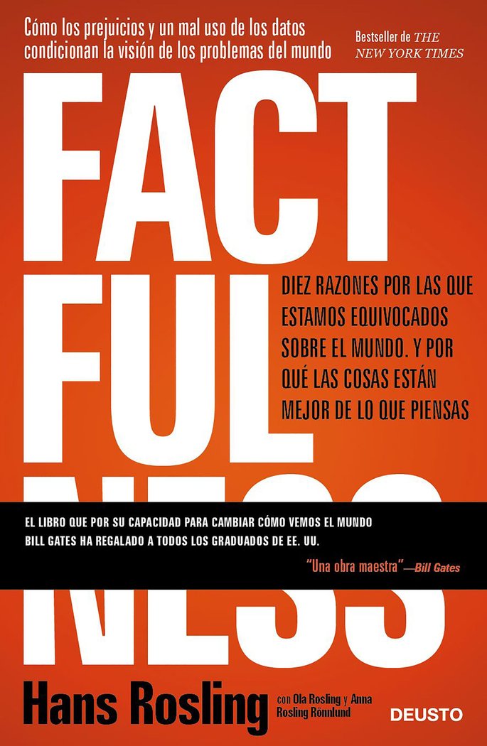 FACTFULNESS | HANS ROSLING | EDICIONES DEUSTO | 9788423429967
