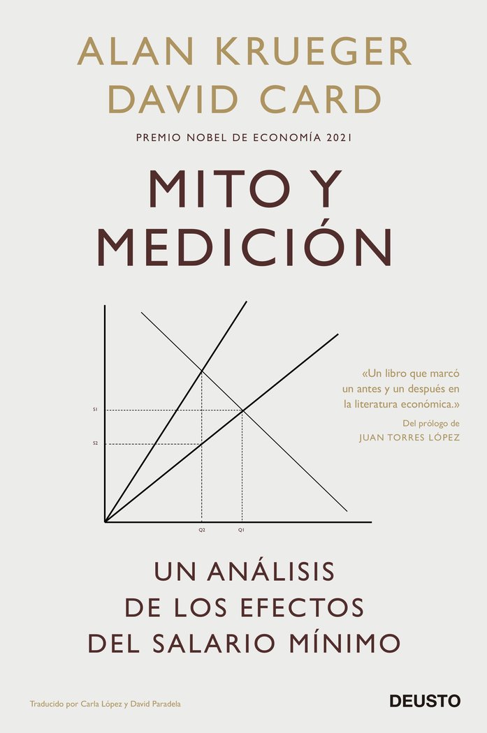 MITO Y MEDICION | DAVID CARD Y ALAN KRUEGER | EDICIONES DEUSTO | 9788423434039