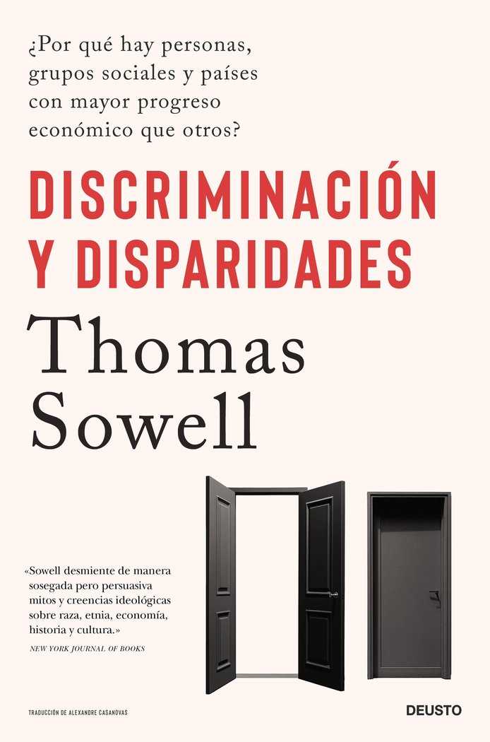 DISCRIMINACION Y DISPARIDADES | SOWELL, THOMAS | EDICIONES DEUSTO | 9788423437788 Imagen principal del producto