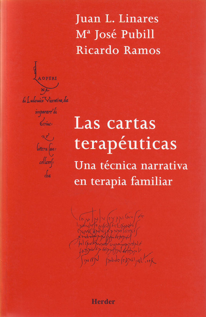 CARTAS TERAPEUTICAS, LAS | LINARES JUAN L | HERDER | 9788425423963 Imagen principal del producto