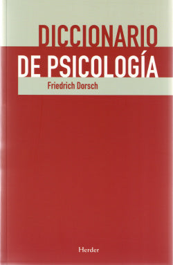 DIC,DE PSICOLOGIA (RCA) | DORSCH,FRIEDRICH | HERDER | 9788425425745 Imagen secundaria del producto