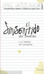 SINSENTIDO DEL SENTIDOEL - 9788425426544