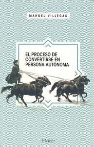 PROCESO DE CONVERTIRSE EN PERSONA AUTONOMAEL - 9788425434518 Imagen principal del producto