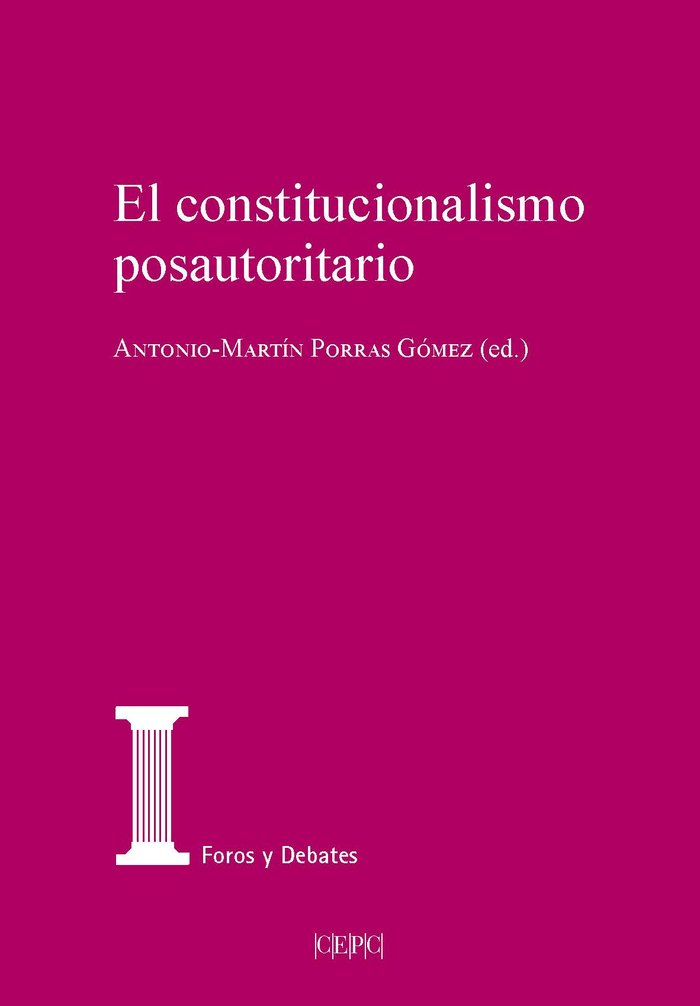 EL CONSTITUCIONALISMO POSTAUTORITARIO - 9788425919060 Imagen principal del producto