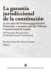 LA GARANTIA JURISDICCIONAL DE LA CONSTITUCION - 9788425920110
