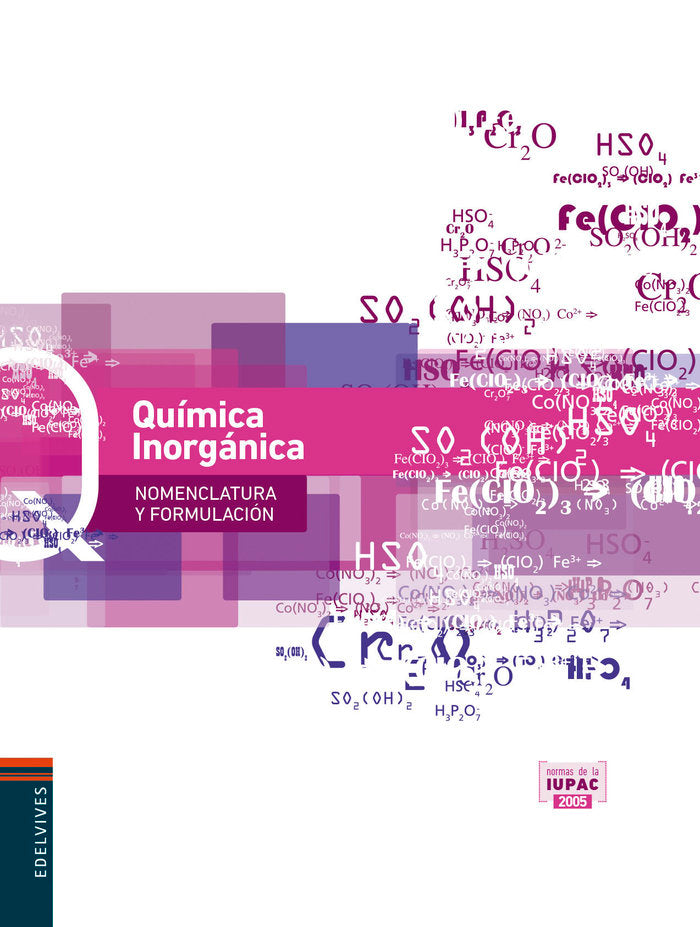 FORMULACION QUIMICA INORGANICA 1oNB 13 EDEVAR41NB | AA,VV | 9788426389084 (Edelvives) Imagen principal del producto