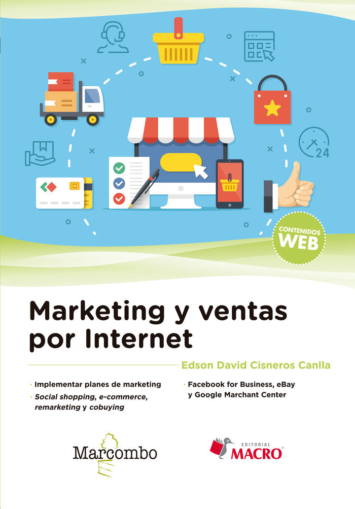 MARKETING Y VENTAS POR INTERNET | EDSON DAVID CISNEROS CANALLA | MARCOMBO EDICIONES TECNICAS | 9788426726520