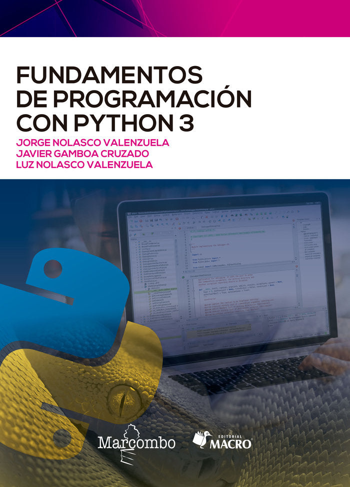 FUNDAMENTOS DE PROGRAMACION CON PYTHON 3 - 9788426733818 Imagen principal del producto