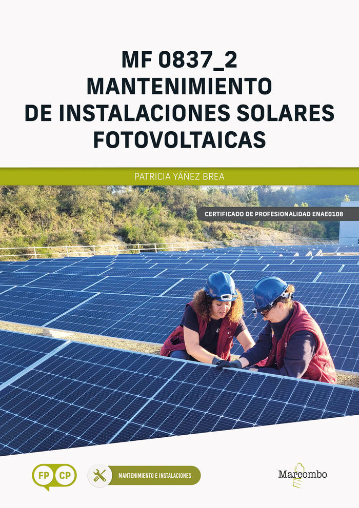 MANTENIMIENTO INSTALACIONES MF 0837 2 - 9788426737694 Imagen principal del producto