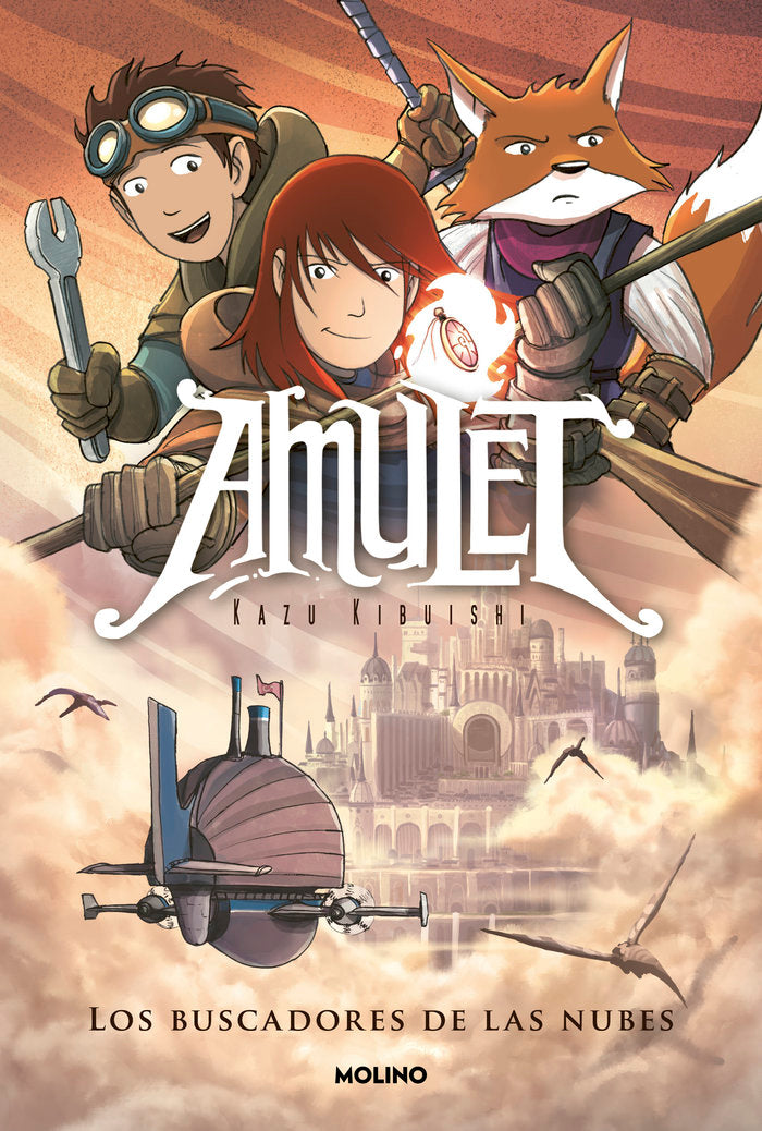 AMULET 3 LOS BUSCADORES DE LAS NUBES | Kibuishi Kazu | 9788427219564 (Molino) Imagen principal del producto
