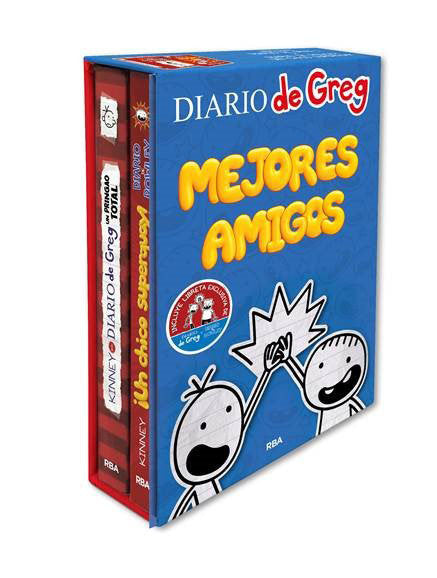 DIARIO DE GREG - MEJORES AMIGOS (ESTUCHE CON: UN PRINGAO TOTAL | ¡UN CHICO SUPER GUAY!) I Kinney, Jeff I Molino I 9788427220850 Imagen principal del producto