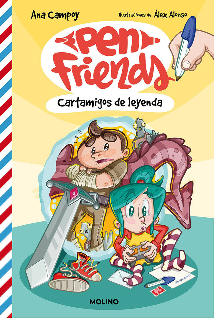 PEN FRIENDS 1 - CARTAMIGOS DE LEYENDA I Campoy, Ana I Molino I 9788427223561 Imagen principal del producto