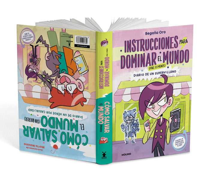INSTRUCCIONES PARA DOMINAR EL MUNDO (MÁS O MENOS) | CÓMO SALVAR EL MUNDO (SIN QUERER) I Oro, Begoña I Molino I 9788427223837 Imagen principal del producto