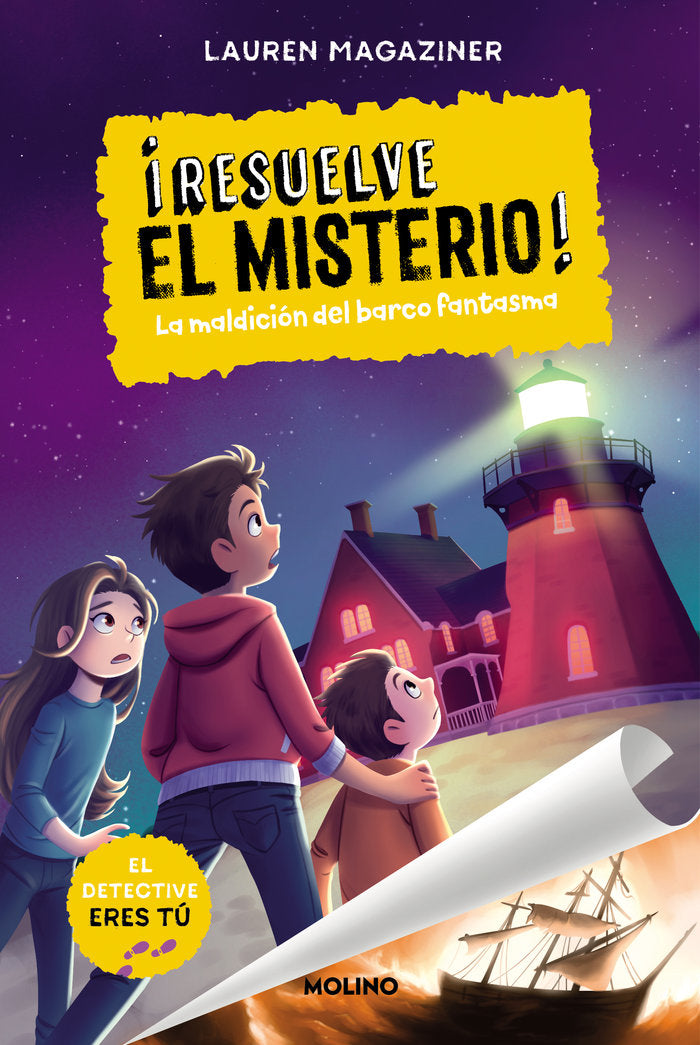 ¡RESUELVE EL MISTERIO! 5 - LA MALDICIÓN DEL BARCO FANTASMA I Magaziner, Lauren I Molino I 9788427238633 Imagen principal del producto