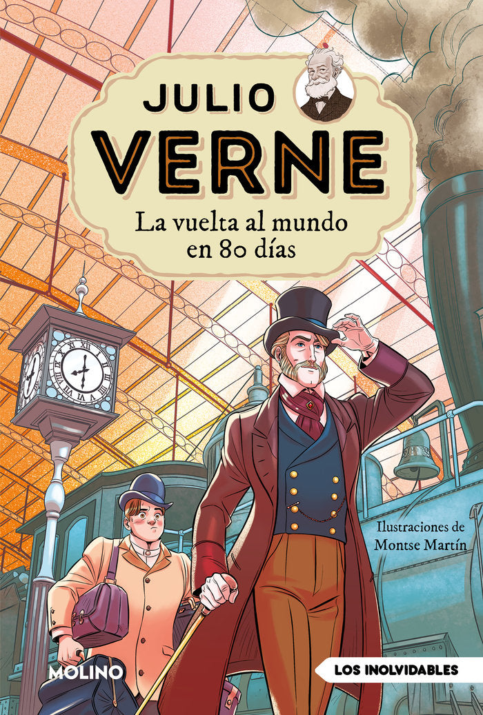 JULIO VERNE - LA VUELTA AL MUNDO EN 80 DÍAS (EDICIÓN ACTUALIZADA, ILUSTRADA Y ADAPTADA) I Verne, Julio I Molino I 9788427245648 Imagen principal del producto