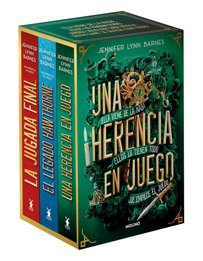 UNA HERENCIA EN JUEGO (ESTUCHE CON: UNA HERENCIA EN JUEGO | EL LEGADO HAWTHORNE | LA JUGADA FINAL) (UNA HERENCIA EN JUEGO) I Barnes, Jennifer Lynn I Molino I 9788427246058 Imagen principal del producto