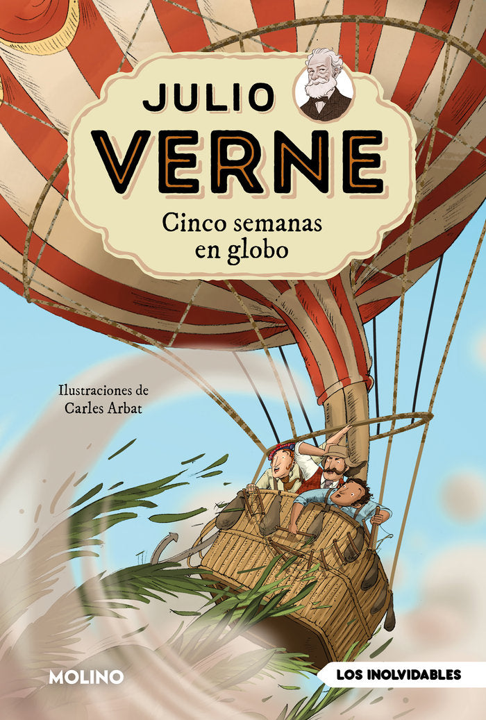 JULIO VERNE - CINCO SEMANAS EN GLOBO (EDICIÓN ACTUALIZADA, ILUSTRADA Y ADAPTADA) I Verne, Julio I Molino I 9788427246751 Imagen principal del producto