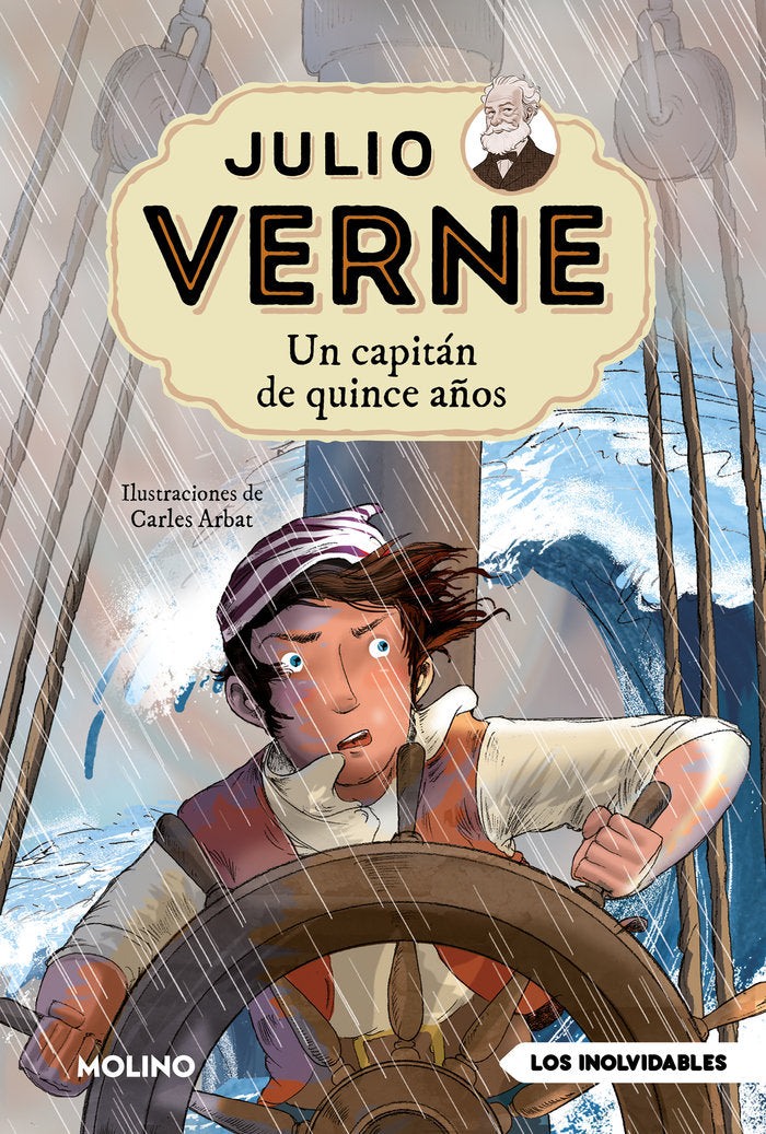 JULIO VERNE - UN CAPITÁN DE QUINCE AÑOS (EDICIÓN ACTUALIZADA, ILUSTRADA Y ADAPTADA) I Verne, Julio I Molino I 9788427246768 Imagen principal del producto