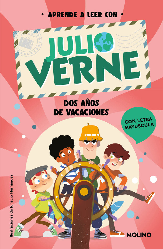 APRENDE A LEER CON JULIO VERNE - DOS AÑOS DE VACACIONES I Verne, Julio;Green, Shia I Molino I 9788427246850 Imagen principal del producto