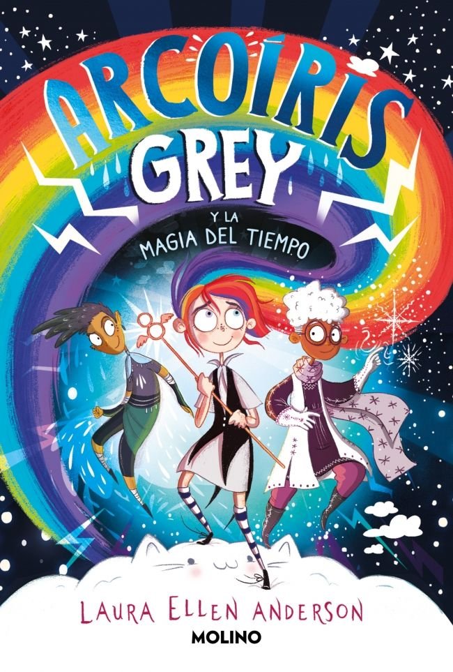 ARCOIRIS GREY 1 ARCOIRIS GREY Y LA MAGIA DEL TIEMPO | Anderson, Laura Ellen | 9788427250932 (Molino) Imagen principal del producto