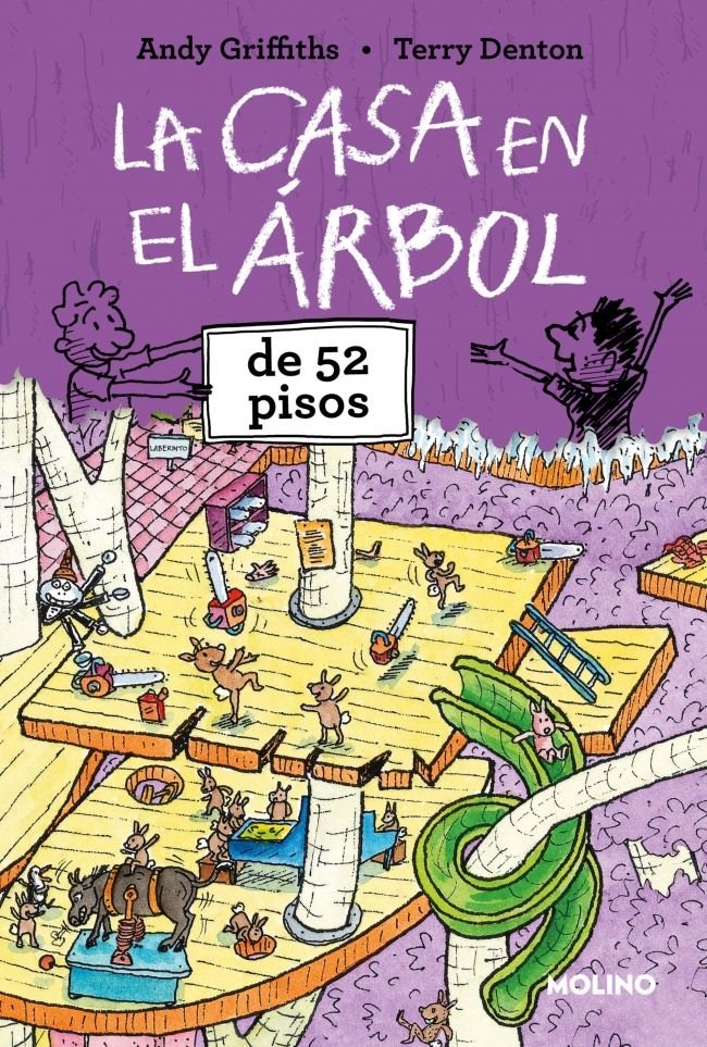 LA CASA EN EL ÁRBOL DE 52 PISOS (LA CASA EN EL ÁRBOL 4) I Griffiths, Andy I Molino I 9788427251809 Imagen principal del producto