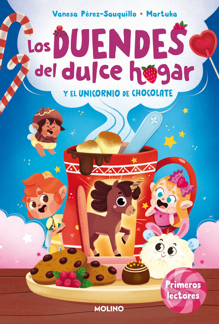 LOS DUENDES DEL DULCE HOGAR Y EL UNICORNIO DE CHOCOLATE | Vanesa Perez-sauquillo | 9788427299696 (Molino) Imagen principal del producto