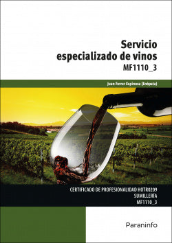Servicio Especializado de Vinos (Paraninfo) - 9788428338080
