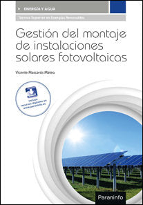 GESTION MONTAJE INSTALACIONES SOLARES FOTOVOLTAICAS CF - 9788428338165 Imagen principal del producto