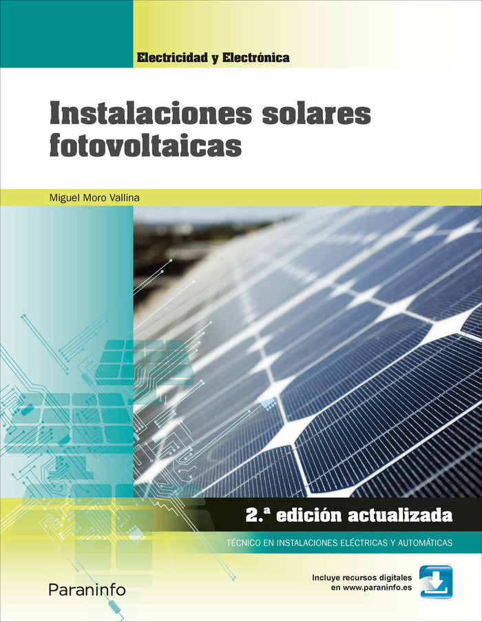 INSTALACIONES SOLARES FOTOVOLTAICAS CF 18 - 9788428340113 Imagen principal del producto