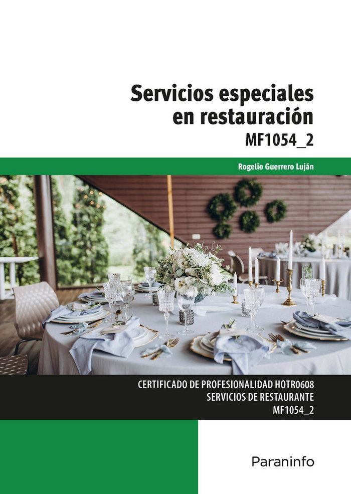 SERVICIOS ESPECIALES EN RESTAURACION | GUERRERO LUJAN,ROGELIO | PARANINFO | 9788428340496 Imagen principal del producto