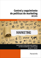 CONTROL Y SEGUIMIENTO DE POLITICAS DE MARKETING - 9788428340632