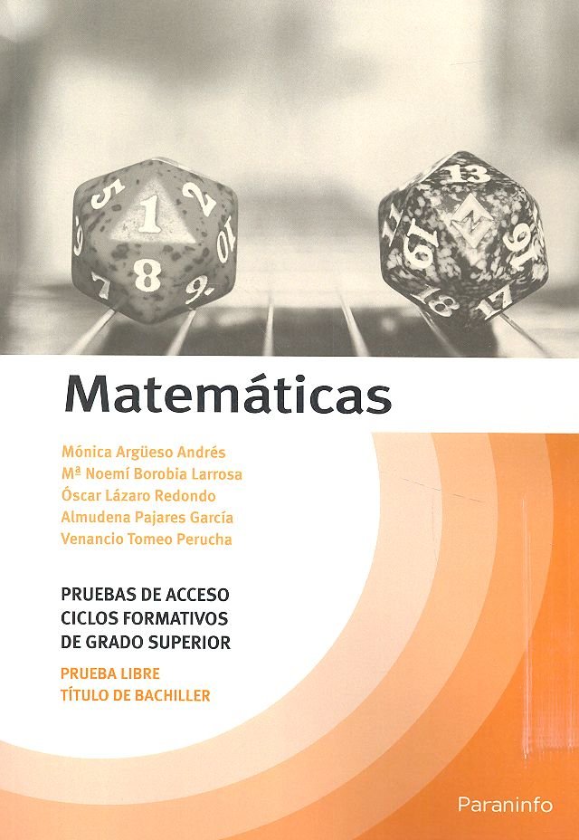 MATEMATICAS, TEMARIO PRUEBAS DE ACCESO A CICLOS FORMATIVOS D | PAJARES GARCIA, ALMUDENA/ARGÜESO ANDRES, | PARANINFO | 9788428341547 Imagen principal del producto