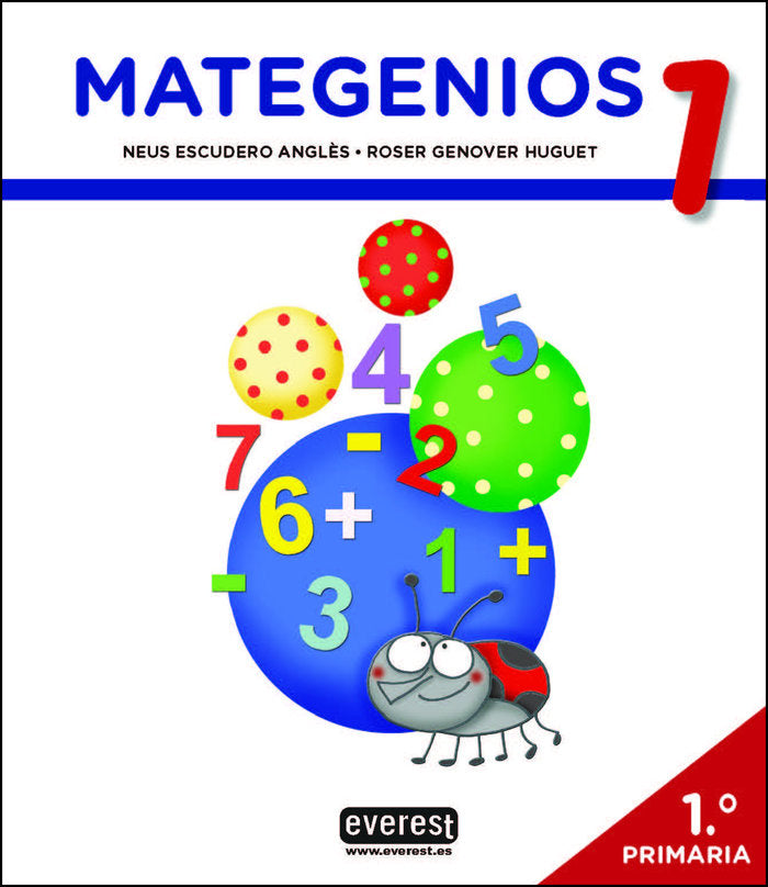 MATEGENIOS 1 | ESCUDERO ANGLÔS, NEUS/GENOVER HUGUET, RO | EVEREST/PARANINFO | 9788428343725 Imagen principal del producto