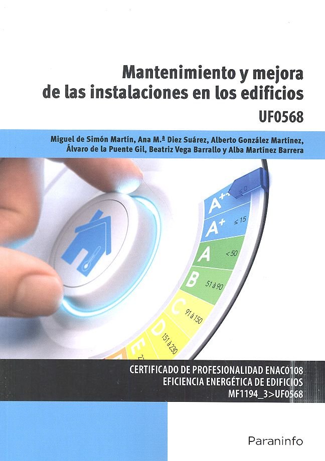 MANTENIMIENTO Y MEJORA DE INSTALACIONES EN LOS EDIFICIOS - 9788428344142 Imagen principal del producto