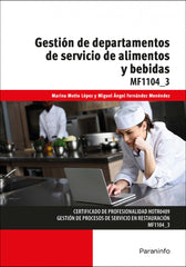 ✅ GESTIÓN DE DEPARTAMENTOS DE SERVICIO DE ALIMENTOS Y BEBIDAS - 9788428344807