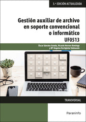 GESTION AUXILIAR DE ARCHIVO EN SOPORTE CONVENCIONAL O INFORM - 9788428345088