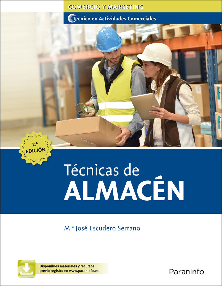 ✅ TÉCNICAS DE ALMACÉN 2.ª EDICIÓN 2023 - 9788428359436 Imagen principal del producto