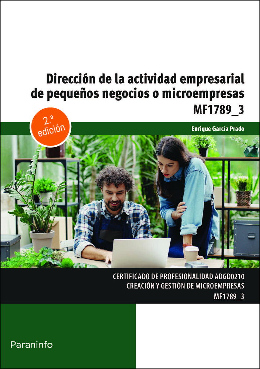 ✅ (23).DIRECCION DE ACTIVIDAD EMPRESARIAL PEQUEÑOS NEGOCIOS - 9788428362986 Imagen principal del producto
