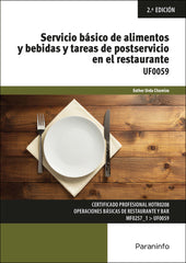 ✅ SERVICIO BASICO DE ALIMENTOS Y BEBIDAS Y TAREAS DE POSTSERVICIO EN EL RESTAURANT - 9788428364119