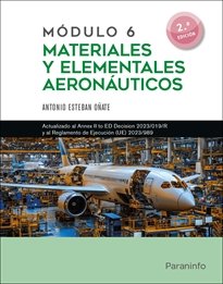 MODULO 6 MATERIALES Y ELEMENTALES AERONAUTICOS 2ªED | ESTEBAN OÑATE,ANTONIO | PARANINFO | 9788428366625 Imagen principal del producto