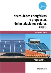 NECESIDADES ENERGETICAS Y PROPUESTA INSTALACION SOLAR 2ª ED - 9788428366908 Imagen principal del producto