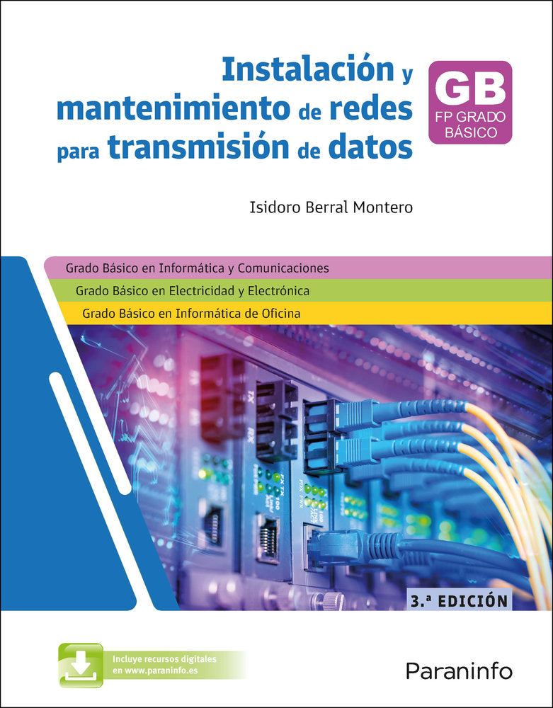 INSTALACION Y MANTENIMIENTO DE REDES PARA TRANSMISION DE DA - 9788428370639 Imagen principal del producto