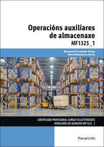 OPERACIONS AUXILIARES DE ALMACENAXE | FERNANDEZ ORTEGA, MONTSERRAT/MANZANARES | PARANINFO | 9788428376006 Imagen principal del producto