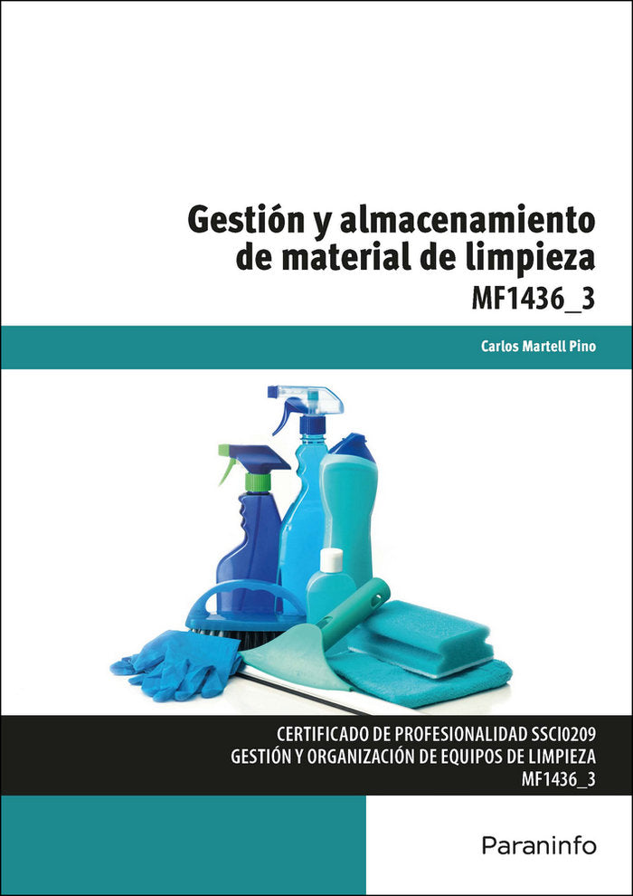 GESTION Y ALMACENAMIENTO DE MATERIAL DE LIMPIEZA - 9788428397018 Imagen principal del producto