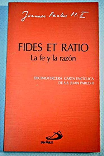FIDES ET RATIO LA FE Y LA RAZON - 9788428521512 Imagen principal del producto