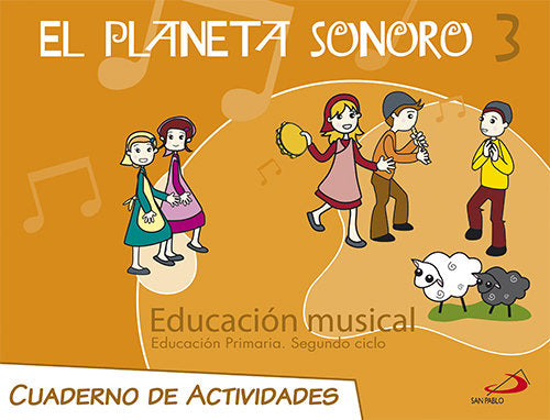 Cuaderno Música 3º EP 08 Planeta Sonoro PAUMU3EP (San Pablo) - 9788428530767