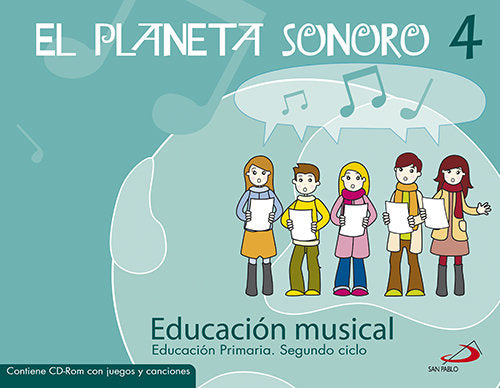 Música 4º EP Planeta Sonoro+cd 08 PAUMU4EP (San Pablo) - 9788428530798